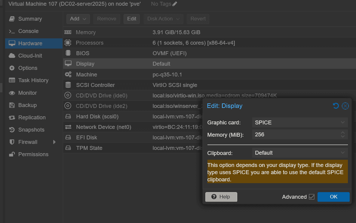 install SPICE on windows vm to replace proxmox default VNC